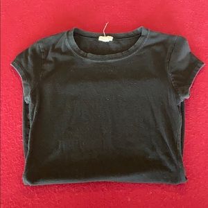 LAST CHANCE Black scoopneck shirt